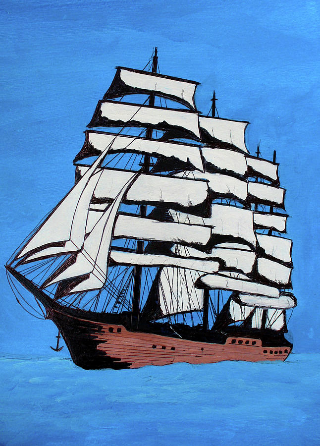 Smooth Sailing Painting by Pj LockhArt