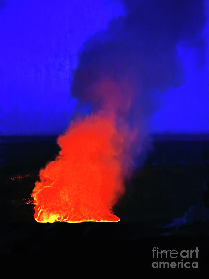 Smouldering Kilauea Photograph by Patricia Griffin Brett