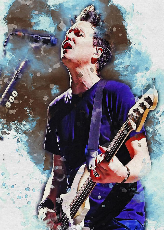 Sale Painting - Smudge Mark Hoppus  Poster by Hughes Bennett