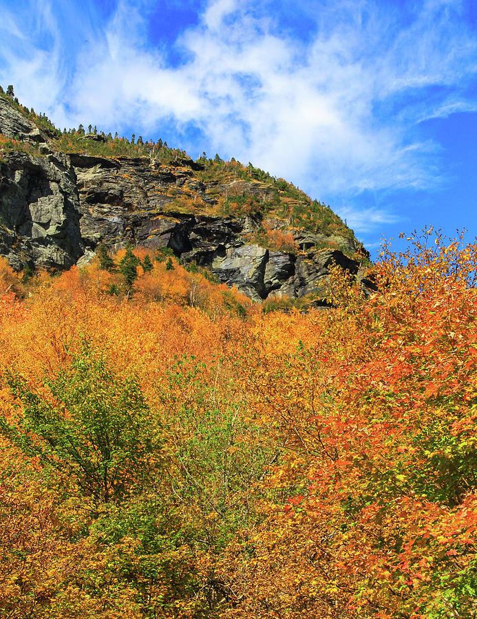 Smugglers Notch Autumn Colors Photograph by Dan Sproul