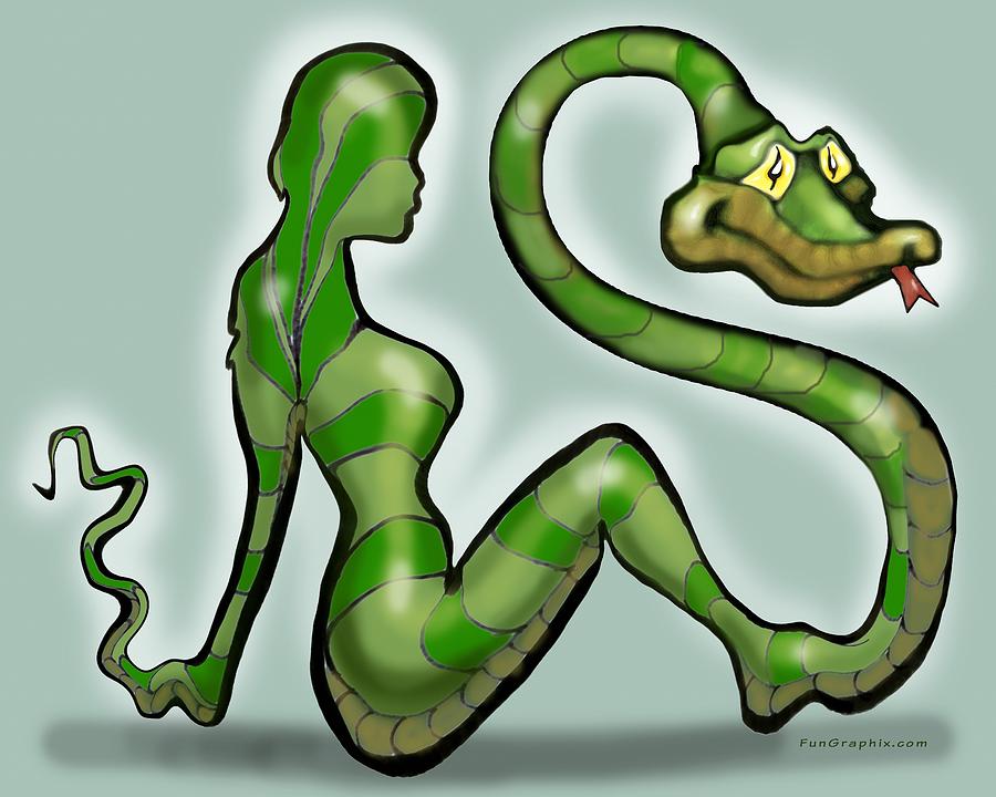 Snake Charmer Digital Art by Kevin Middleton