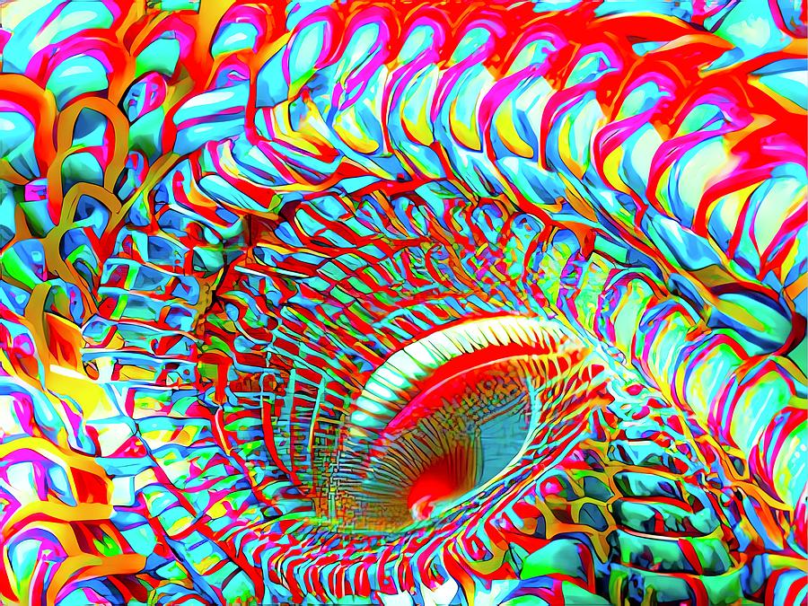 Snake Coil Digital Art by Fred Moore