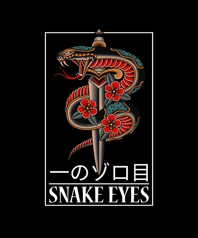 Snake Eyes Temporary Tattoo  EasyTatt