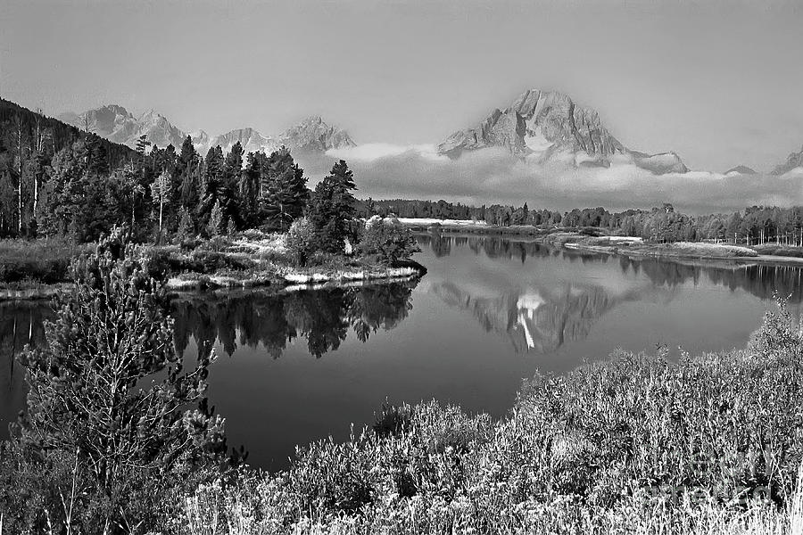 Snake River Black and White Photograph by James Storm - Pixels