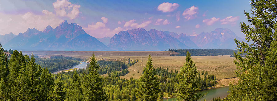 Snake River Overlook in Grand Teton National park Photograph by Ann Moore