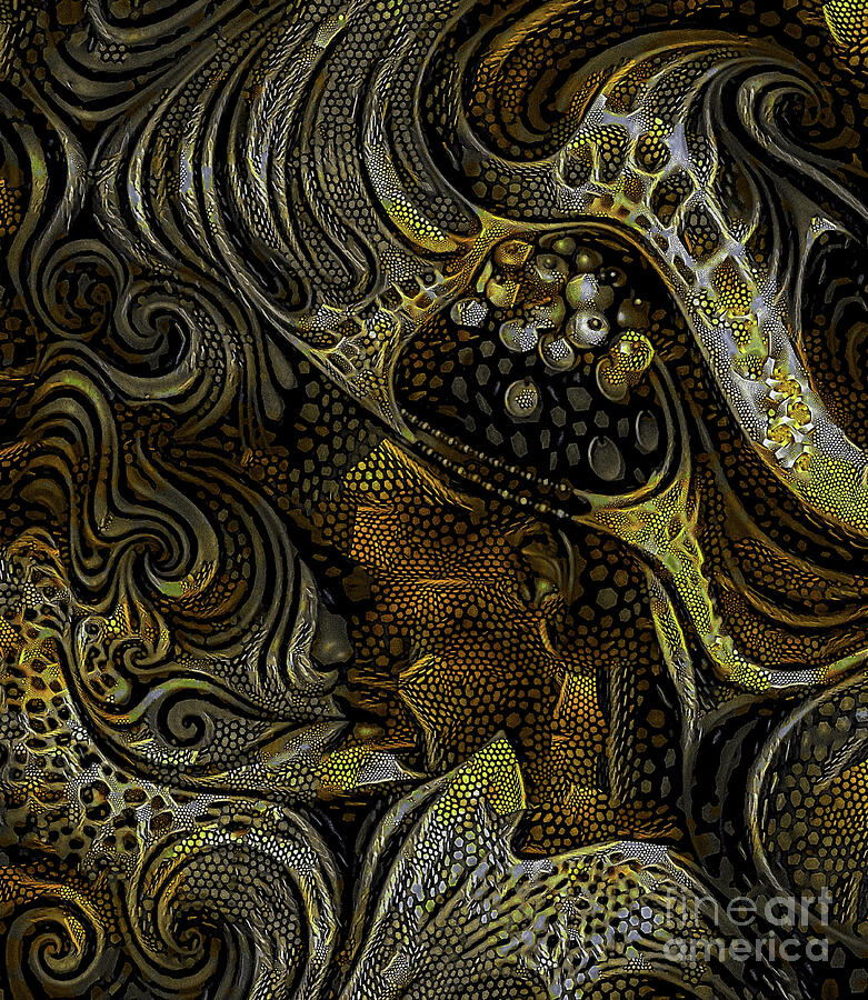 Snake Skin Digital Art by Chris Bee