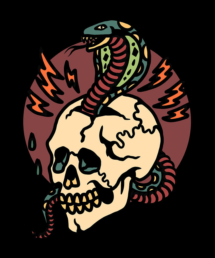 Skull Tattoo Vector Art, Icons, and Graphics for Free Download