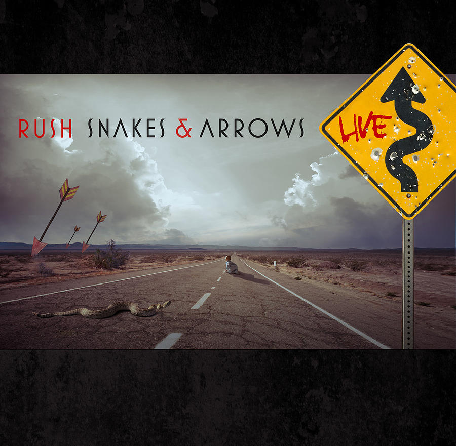 Snakes And Arrows Live By Rush Photograph By Rush Poster Frame 