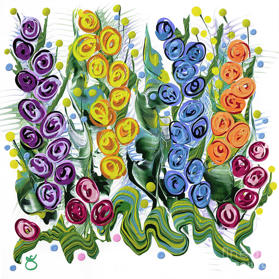 Snapdragon Tango Painting by Jane Crabtree