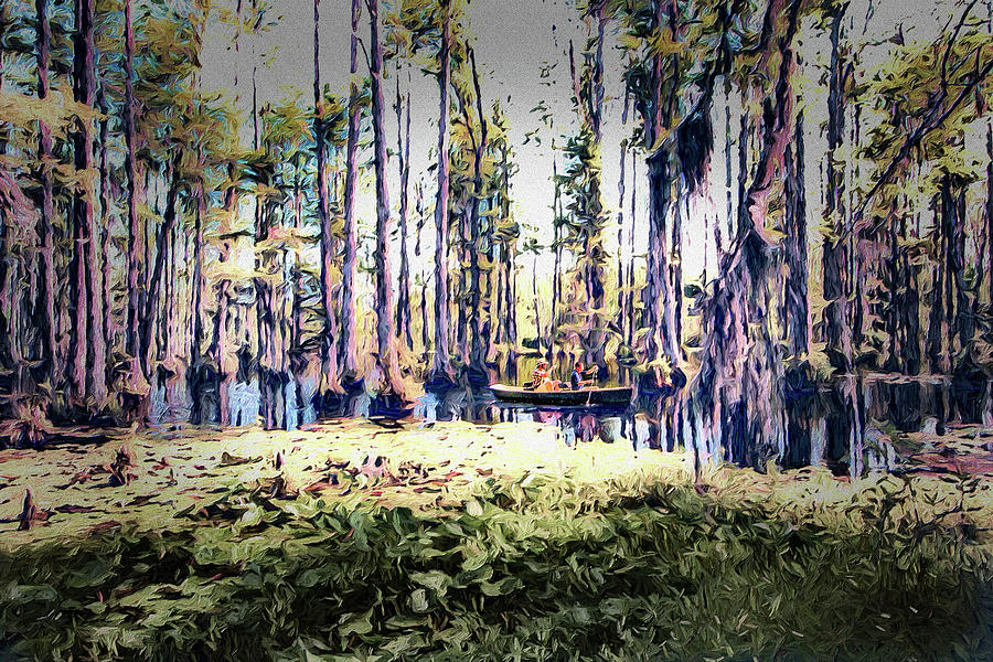 Snarled Swamp ap Painting by Dan Carmichael