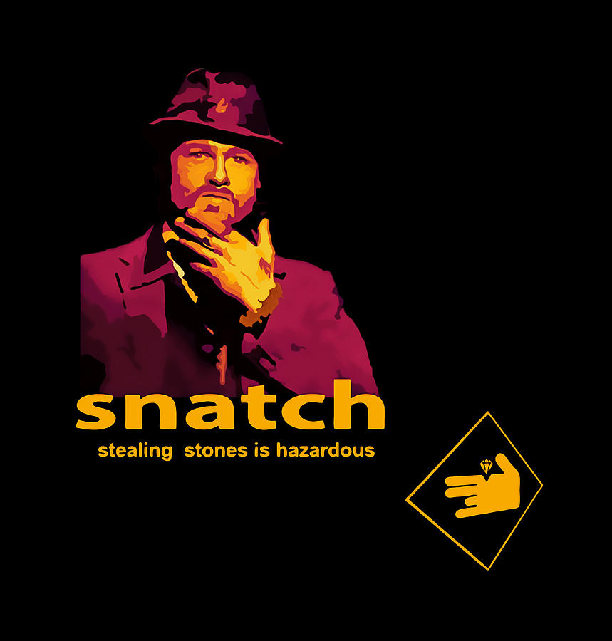 Snatch stealing stones is hazardous Digital Art by Millie Hansen Fine