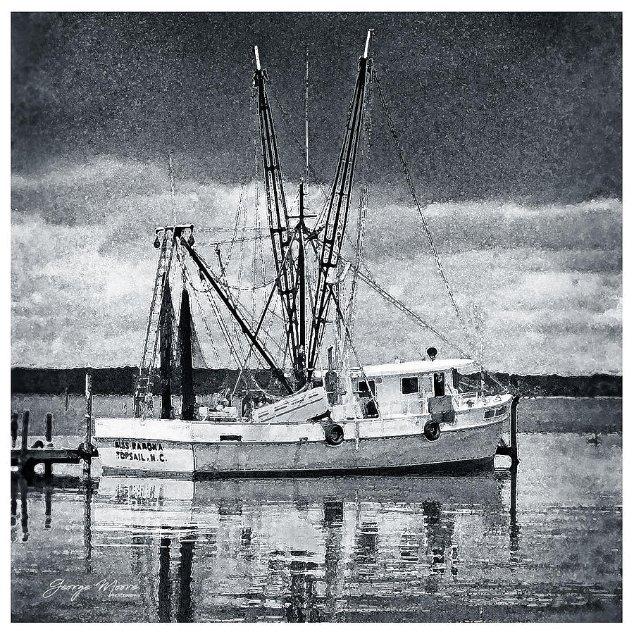 Sneads Ferry Shrimp Boat Photograph by George Moore