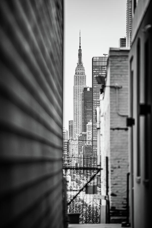 Sneak Peek of the Empire State Building Photograph by Zawhaus Photography