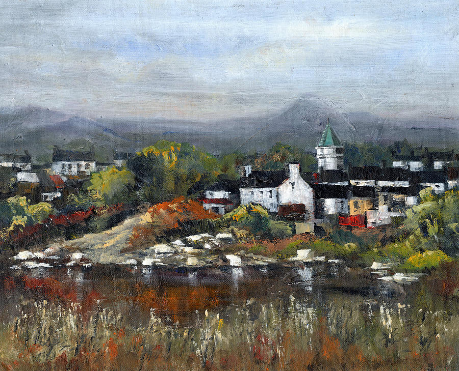 Sneem, Co. Kerry Painting by Val Byrne