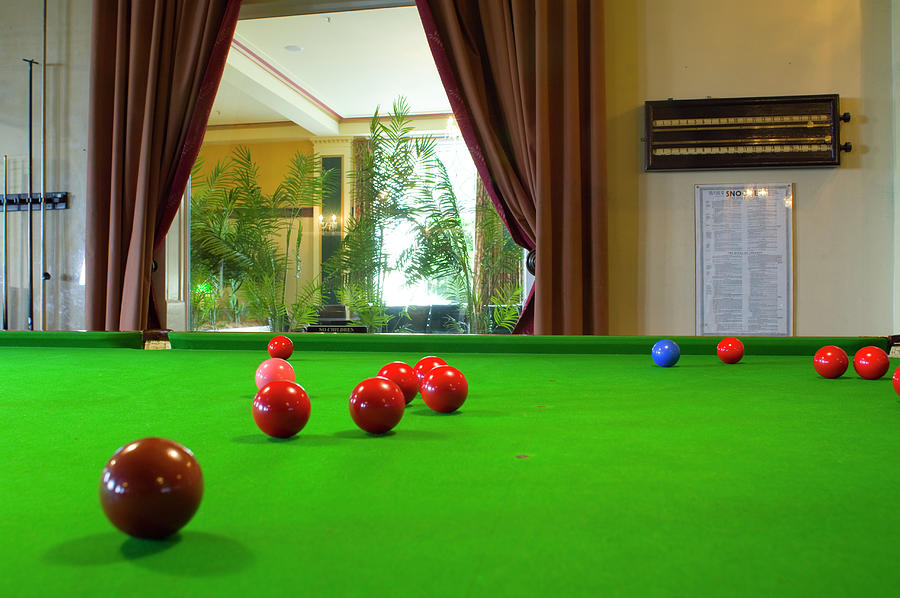 Snooker Table Photograph by David L Moore