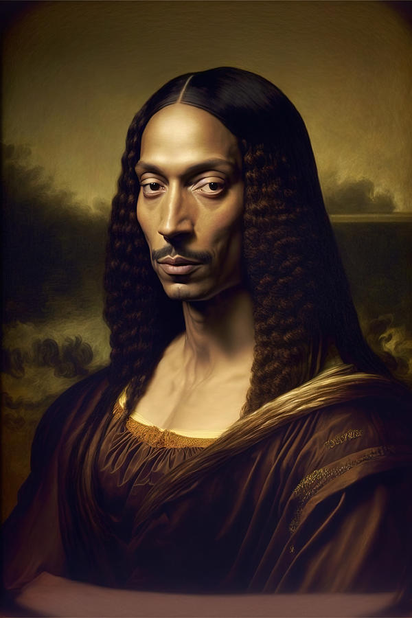 Snoop Da Vinci Digital Art by Nickleen Mosher