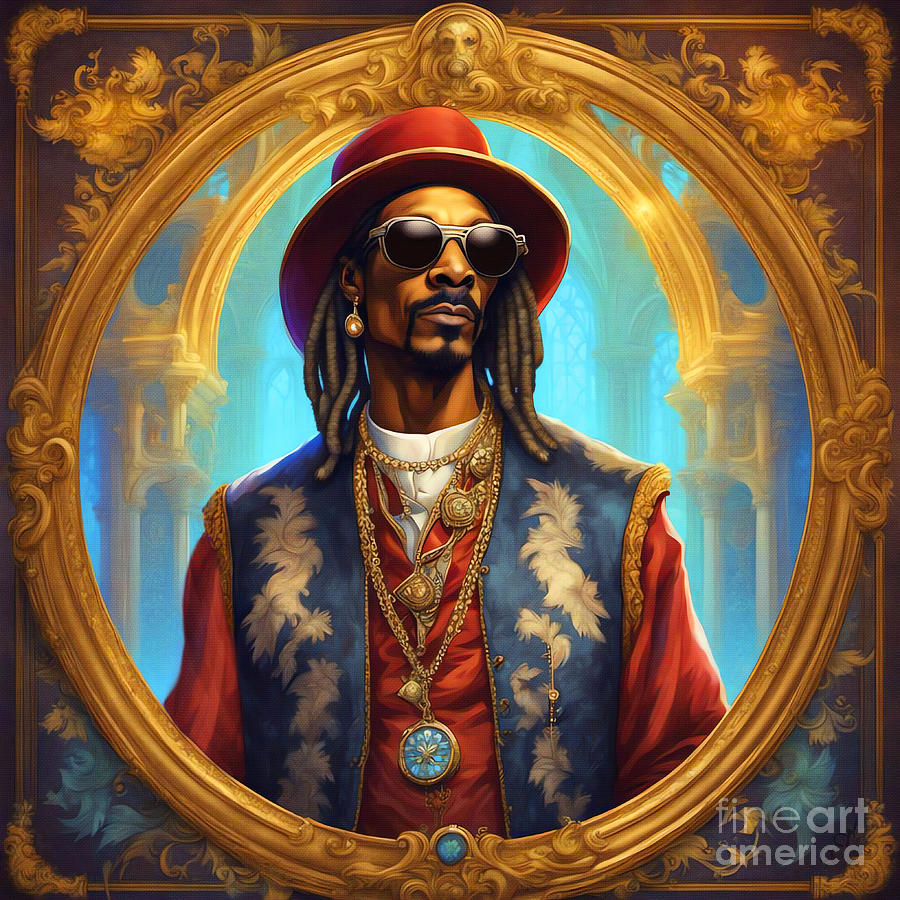 Snoop Dogg Formal Portrait Digital Art by J Paul DiMaggio