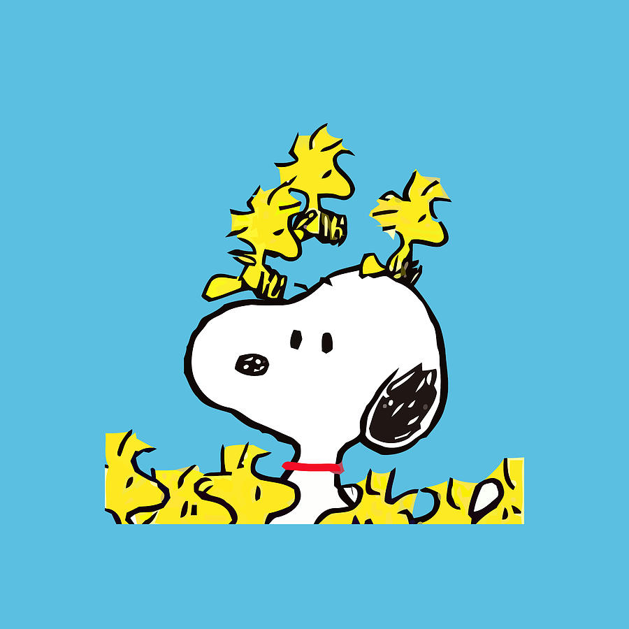 Snoopy And A Lot Woodstock Digital Art by Erin McCallister - Fine Art ...