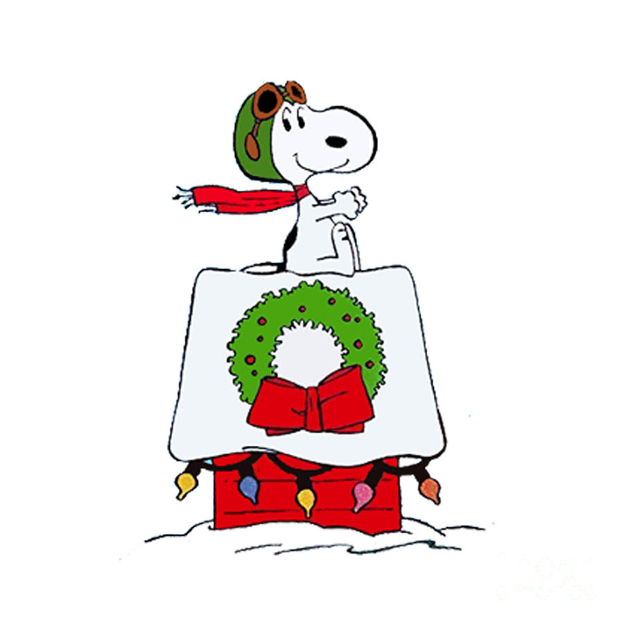 Snoopy Christmas Holiday Digital Art by Belte Dapuz