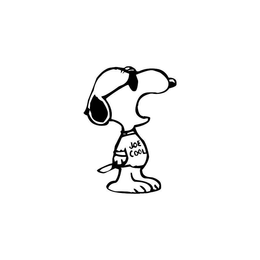 Snoopy Cool Digital Art by Caitlin W Freeman - Fine Art America