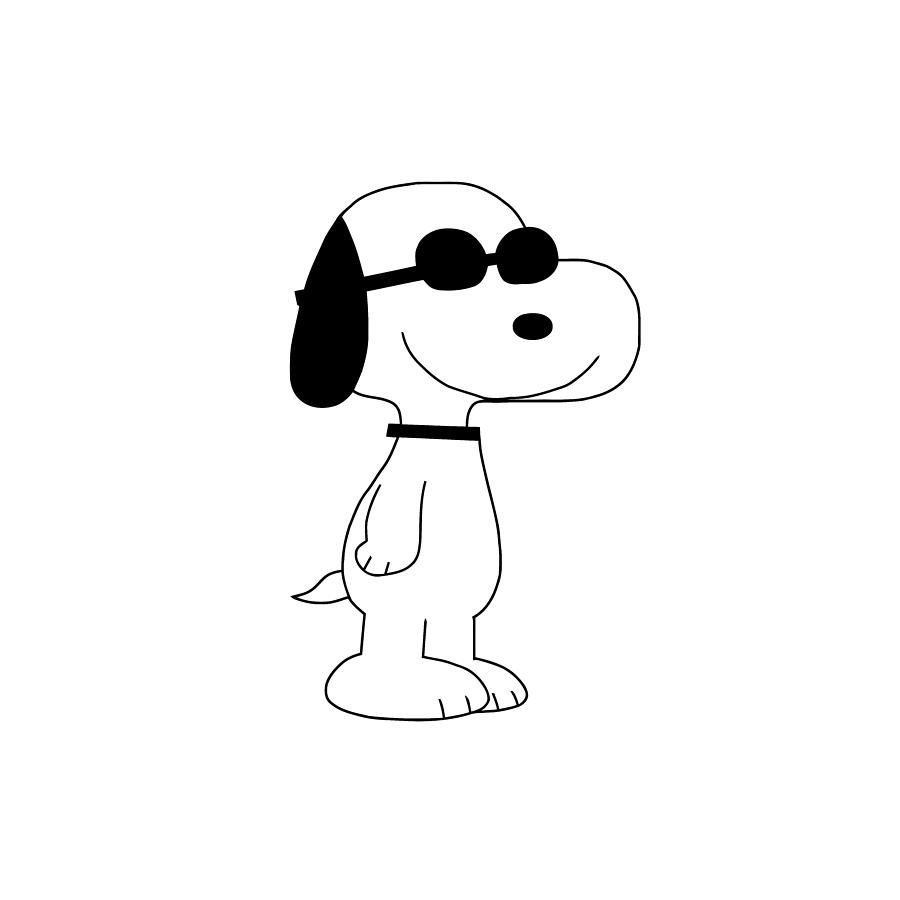 Snoopy Cool Digital Art by Elizabeth M Murphy - Fine Art America