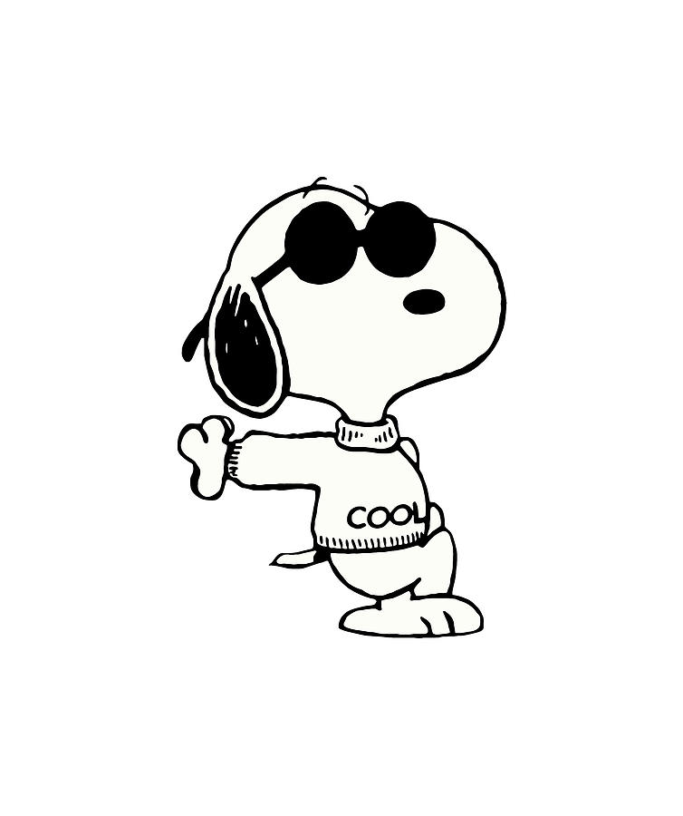 Snoopy Cool Digital Art by Esther W Brown - Fine Art America