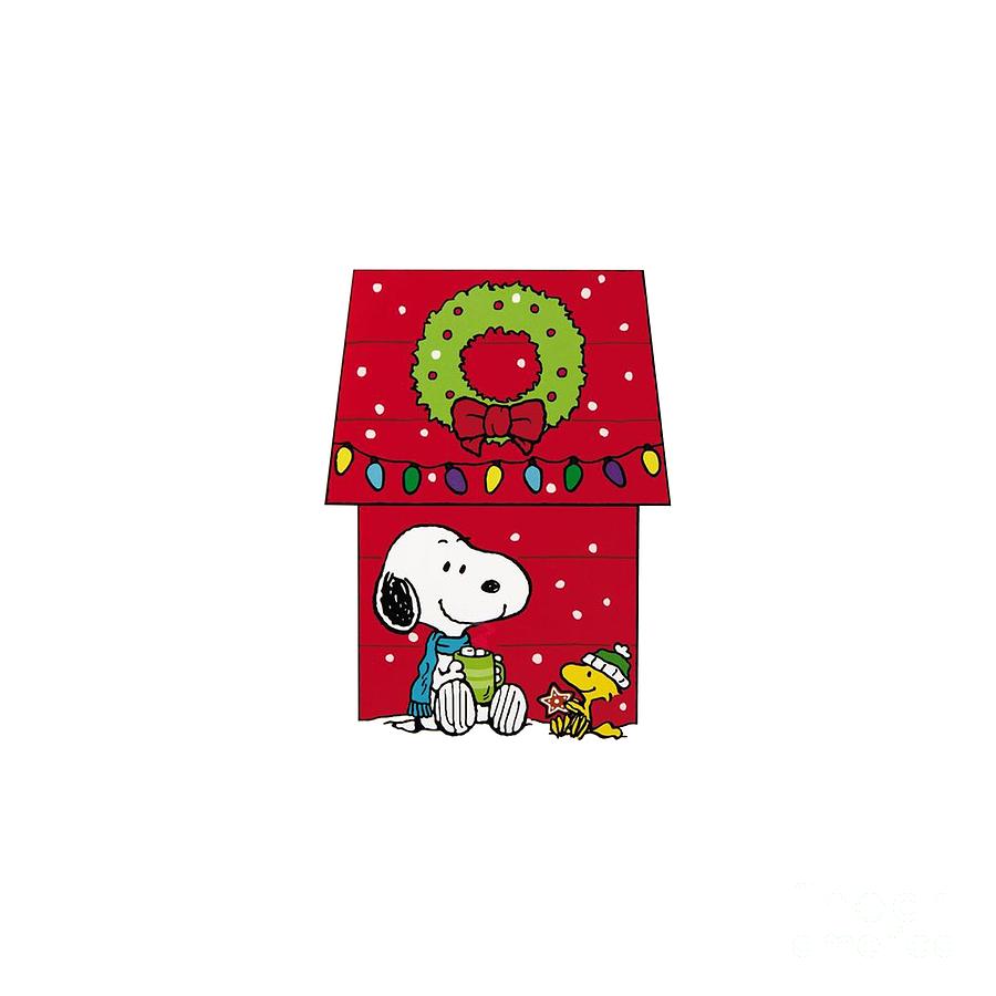 Snoopy Dog House Christmas Digital Art By Mariska Holiday