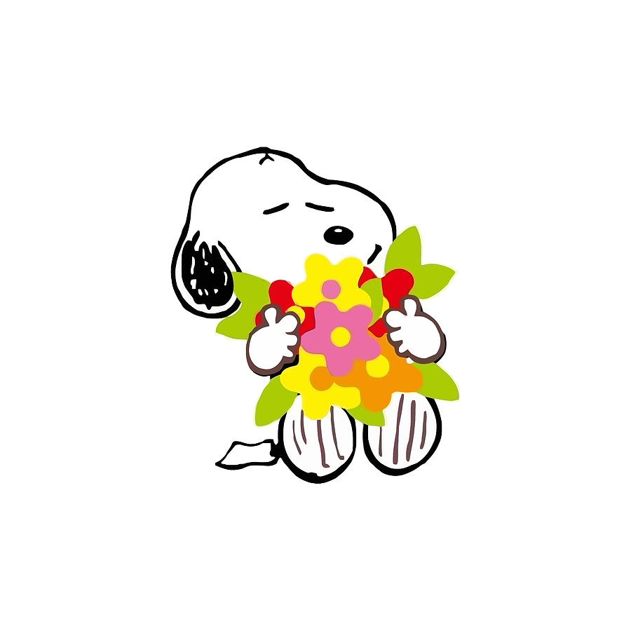 Snoopy Flower Digital Art by Opal J Walker - Pixels