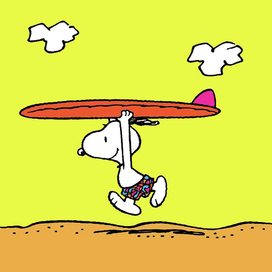 Snoopy Goto Surf by Julia Reid.