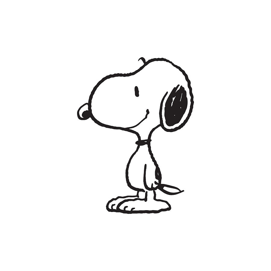 Snoopy Happy Digital Art by Katherine S Powers - Fine Art America