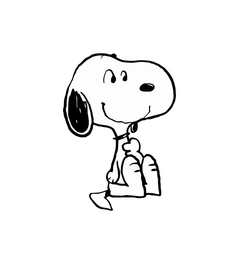 Snoopy Happy Digital Art by Laura W Arnold - Fine Art America