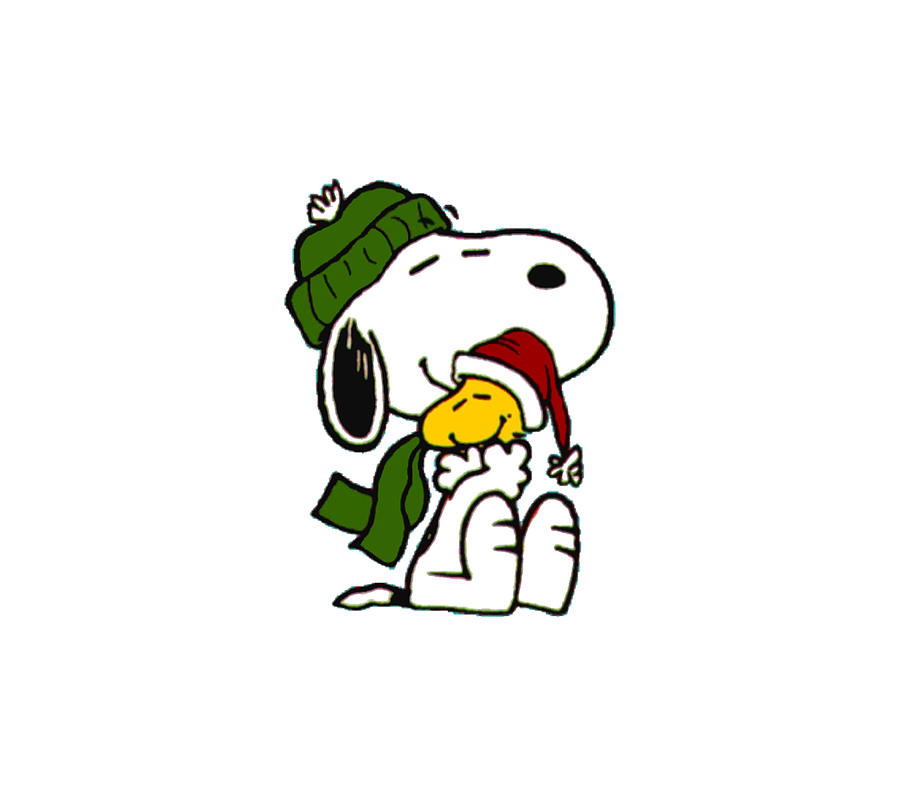 Snoopy Hug Christmas Digital Art by Golden Drone - Fine Art America