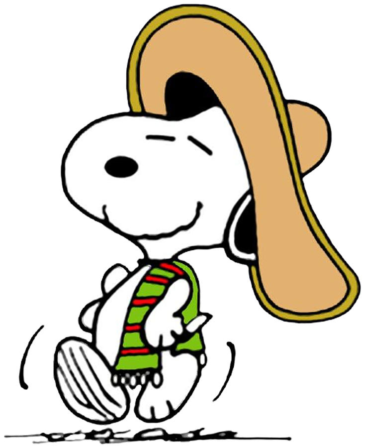 Snoopy in Mexico Digital Art by Gilang Arya - Pixels