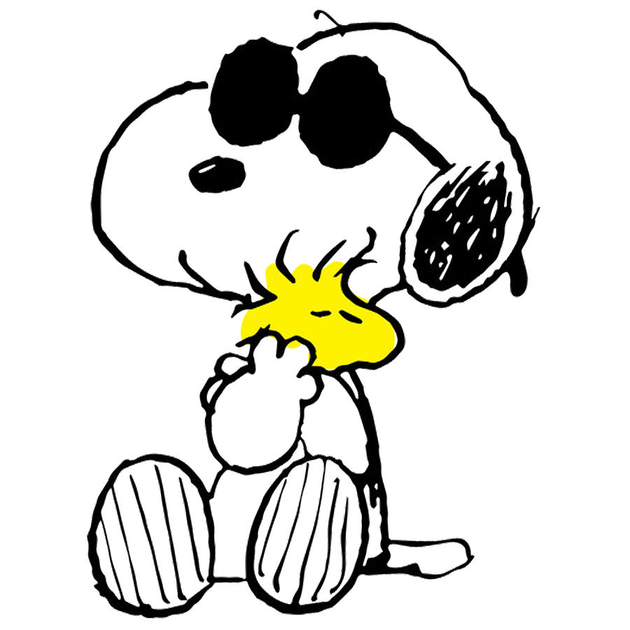 Snoopy joe col hug woodstock Digital Art by Power Of god