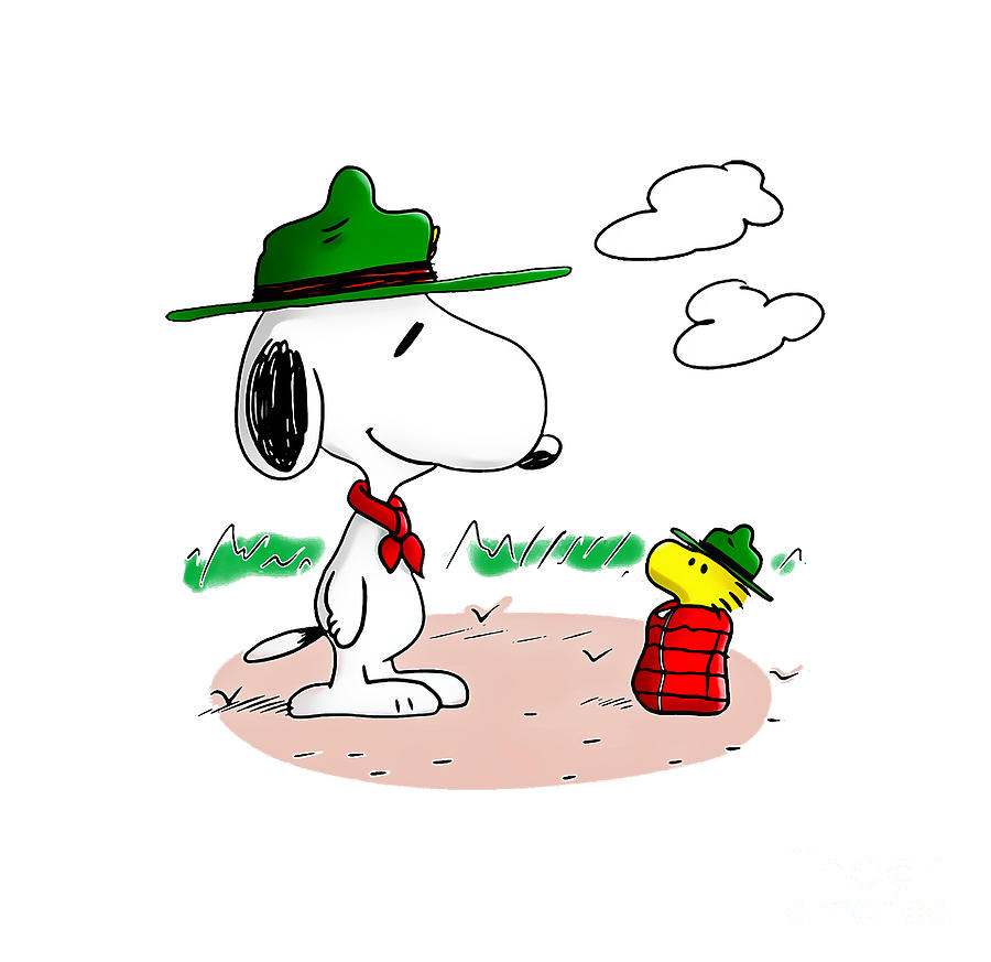 Snoopy Digital Art By Kafie Lafio