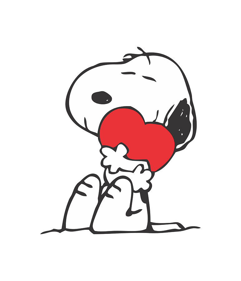 Snoopy love Charlie Brown Digital Art by Desy Setyaningrum - Fine Art