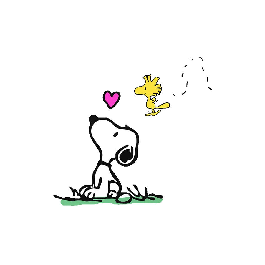 Snoopy Love Digital Art by Cynthia C Velazquez - Pixels