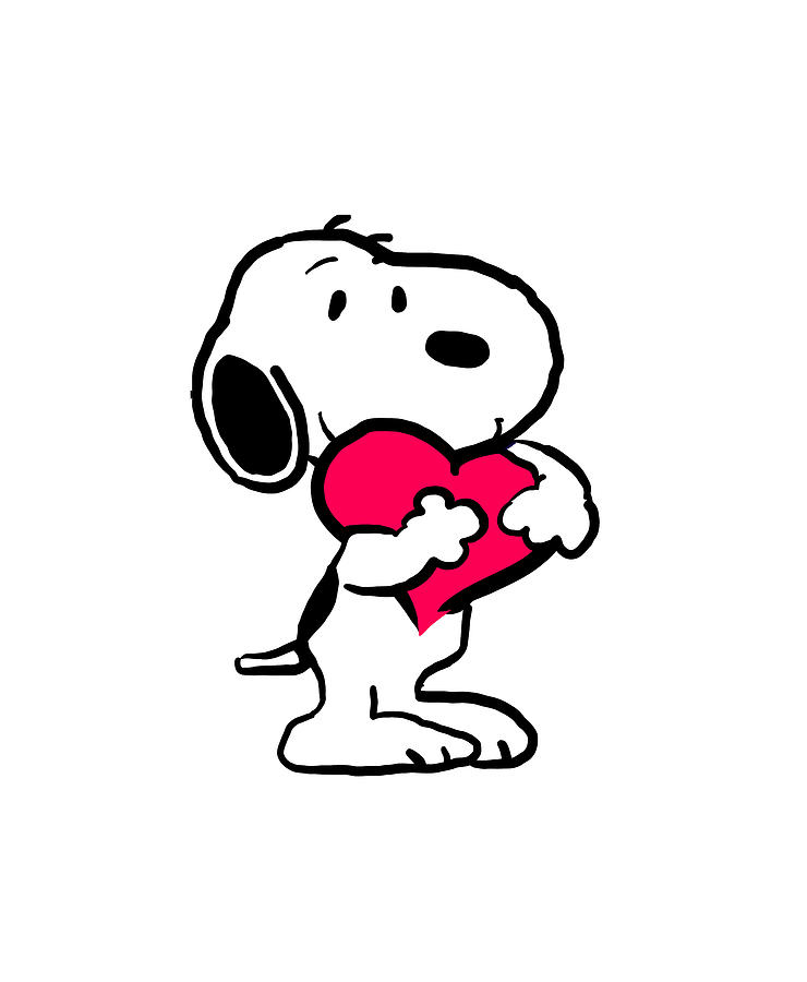 Snoopy Love Digital Art by Dale B Daye - Fine Art America