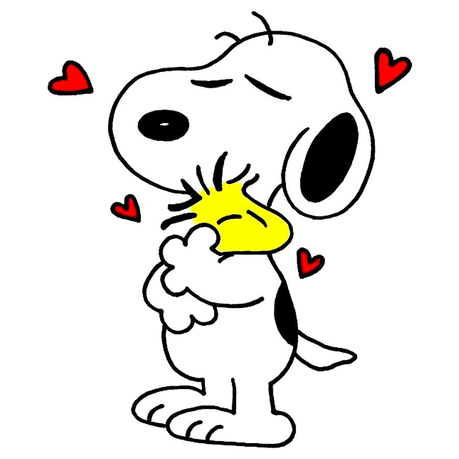 Snoopy Valentine Drawings