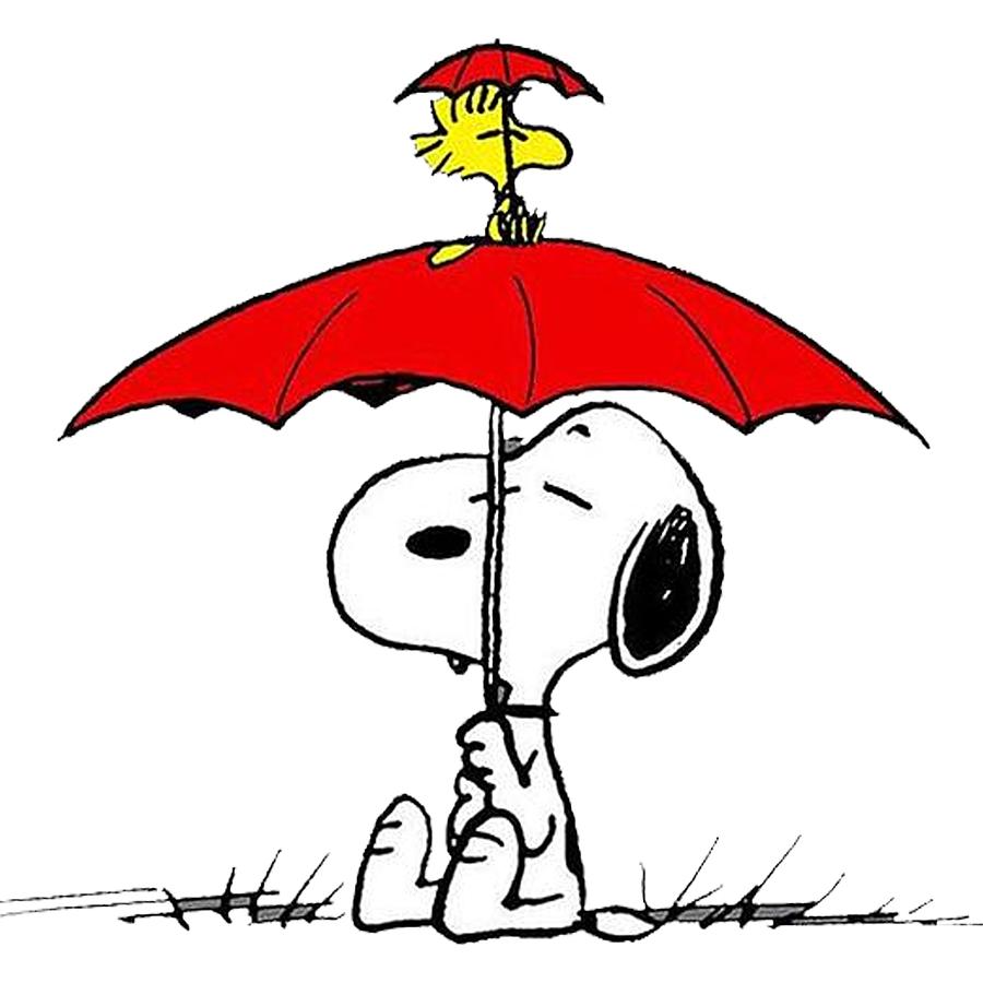 Snoopy Rain Clip Art