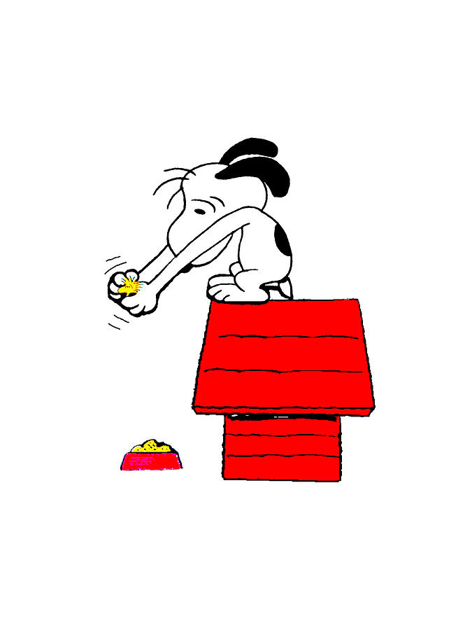 Snoopy Woodstock Digital Art By Raymond E Sparks