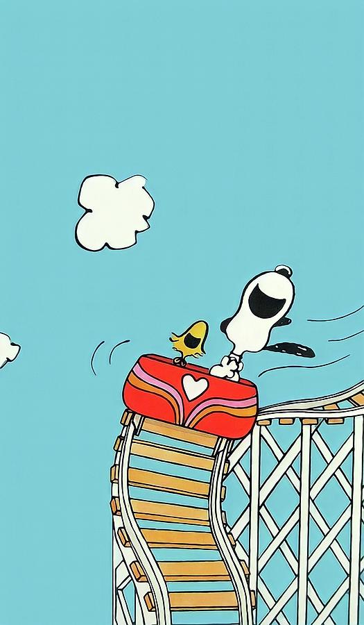 snoopy coaster