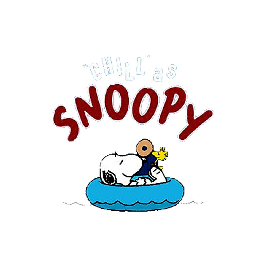 Snoopy Woodstock Swiming Digital Art By Raymond E Sparks