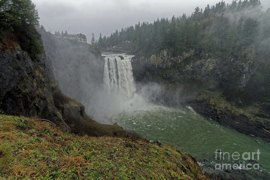 Snoqualmie Falls in Washington Photograph by Natural Focal Point Photography