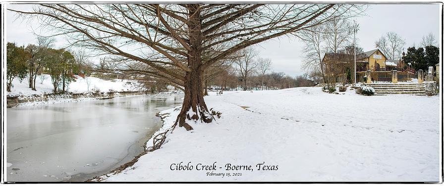Snow and Ice at the Creek - A Date to Remember Photograph by Lynn Bauer