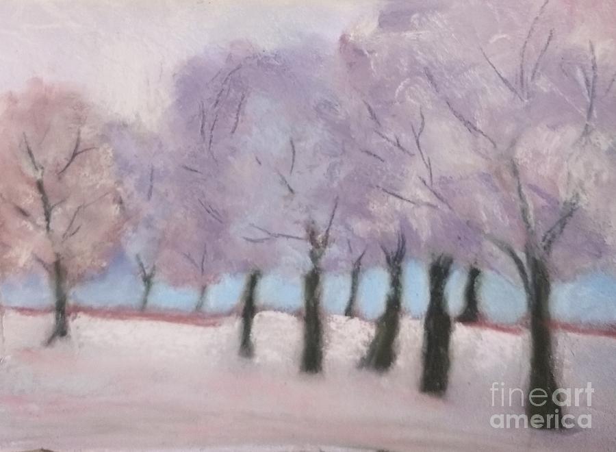 Snow and Ice Painting by Constance Gehring