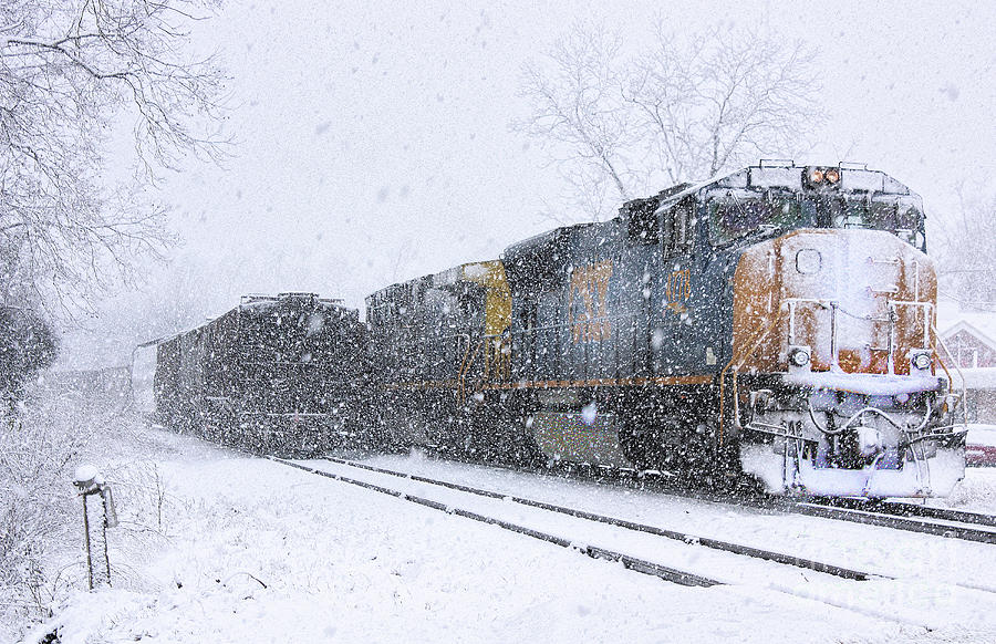 Snow and Steel 2 Photograph by Rick Lipscomb