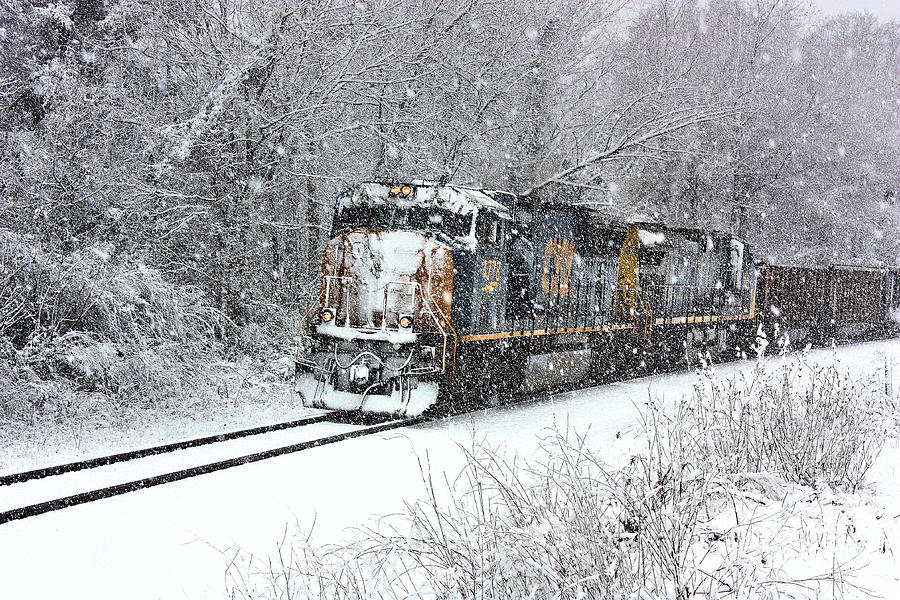 Snow and Steel 3 Photograph by Rick Lipscomb