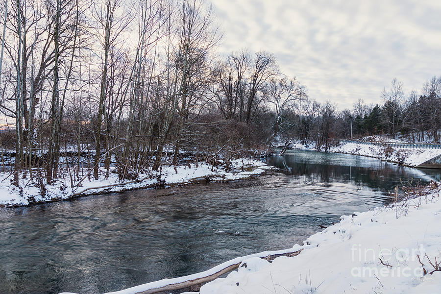 Snow Beauty James River Photograph by Jennifer White