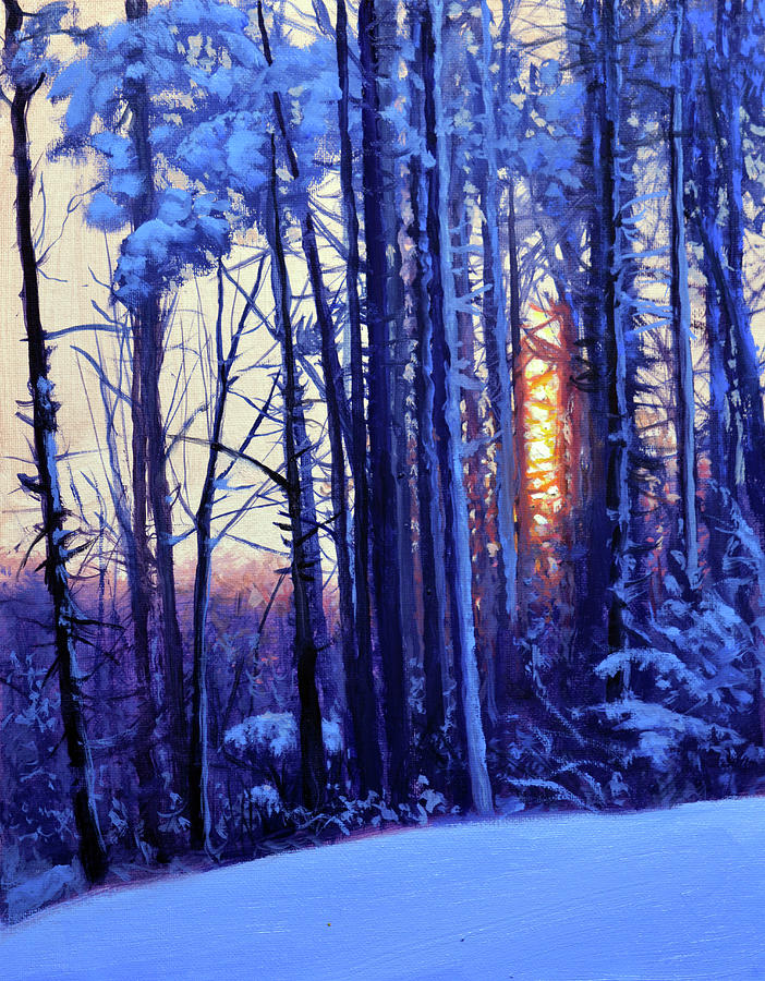 Snow Bound Painting by Armand Cabrera